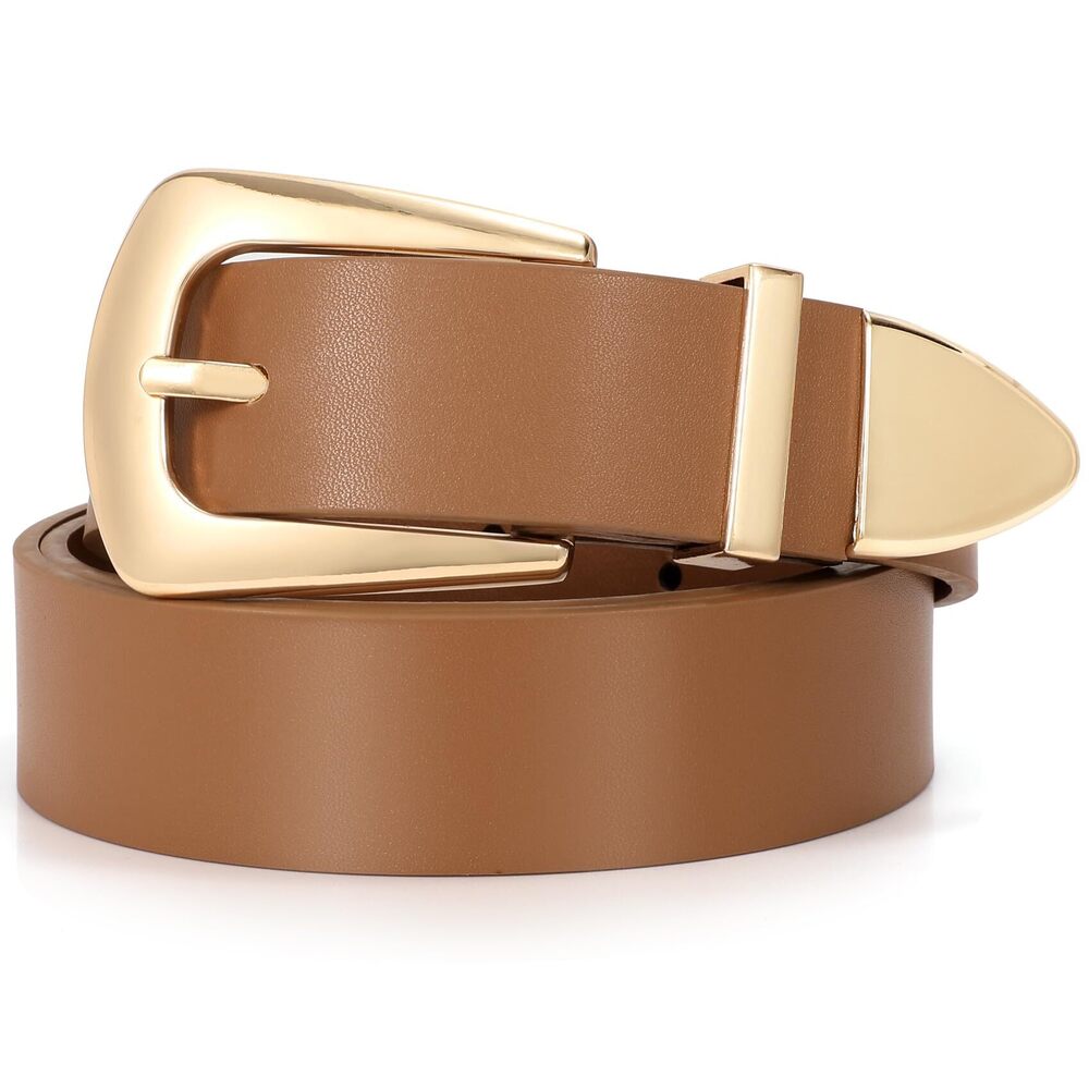 4548 Women's Leather Belts For Jeans Pants, Vintage Western Belt